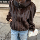Royal Brown Fur Jacket