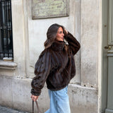 Royal Brown Fur Jacket