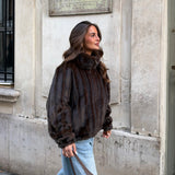 Royal Brown Fur Jacket