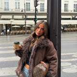 Reversible Curly Fur Jacket