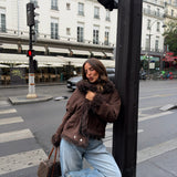 Reversible Curly Fur Jacket