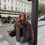 Reversible Curly Fur Jacket