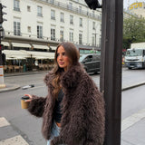 Reversible Curly Fur Jacket