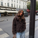 Reversible Curly Fur Jacket