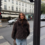 Reversible Curly Fur Jacket