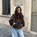 Royal Brown Fur Jacket