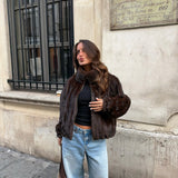 Royal Brown Fur Jacket