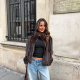 Royal Brown Fur Jacket