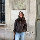 Royal Brown Fur Jacket