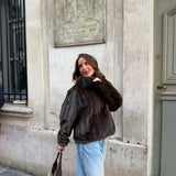 Royal Brown Fur Jacket