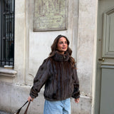Royal Brown Fur Jacket